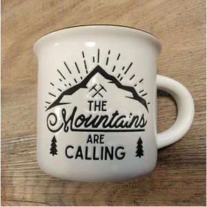 “The Mountains Are Calling” 12.5oz stoneware mug from Crofton